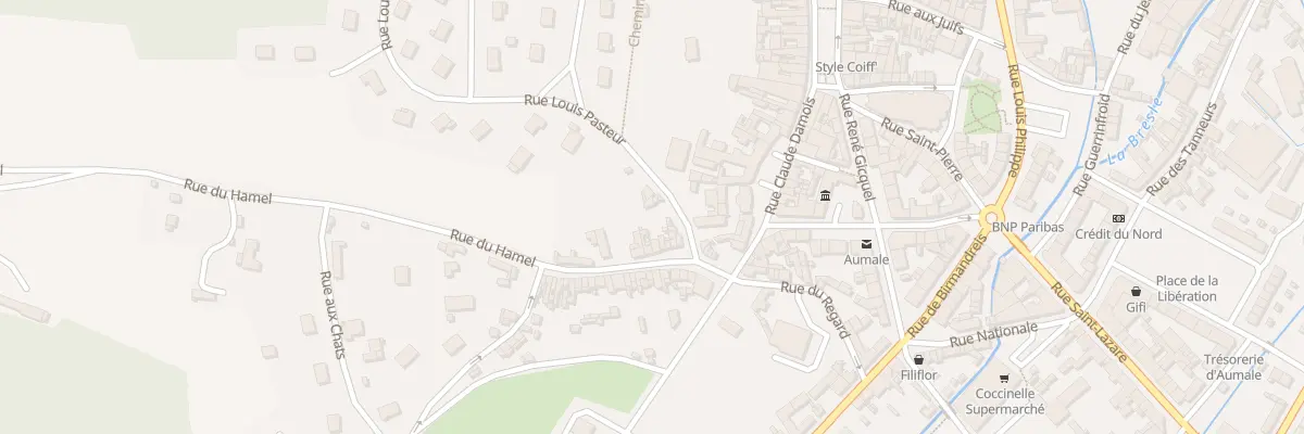 Plan du 18 Rue du Hamel à Aumale