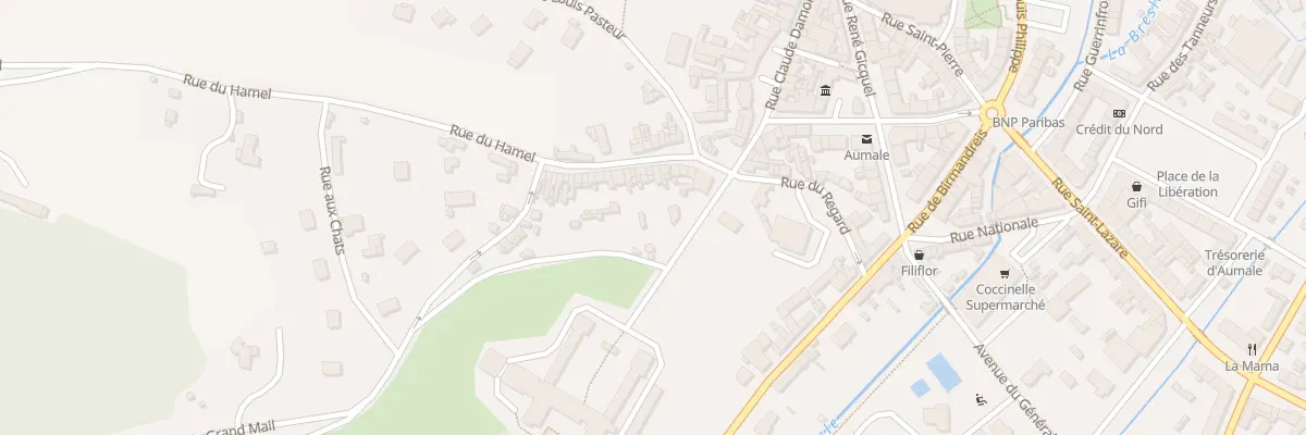 Plan du 13 Rue du Hamel à Aumale