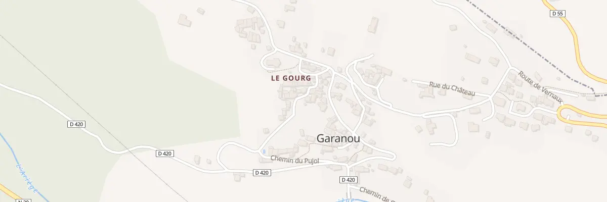 Plan du 51A Che du Pujol à Garanou