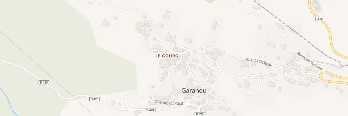 Plan du 71 Rue des Boulangers à Garanou