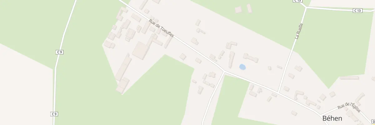 Plan du 3 Rue de Toeufles à Béhen