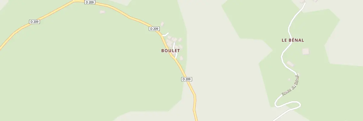 Plan du 47 Boulet à Freychenet
