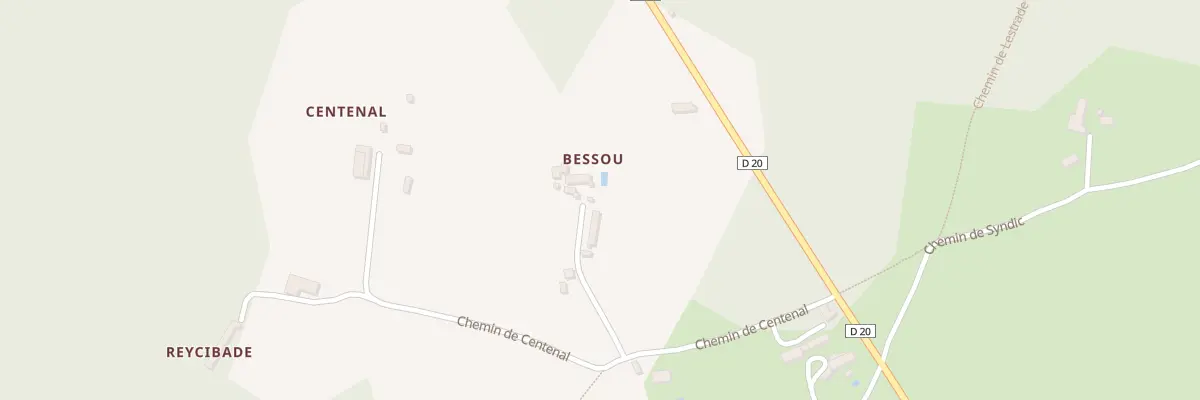 Plan du 6002 Bessou à Caylus