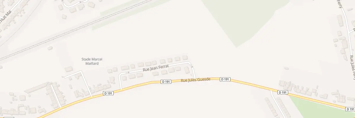 Plan du 23 Rue Jean Ferrat à Rinxent