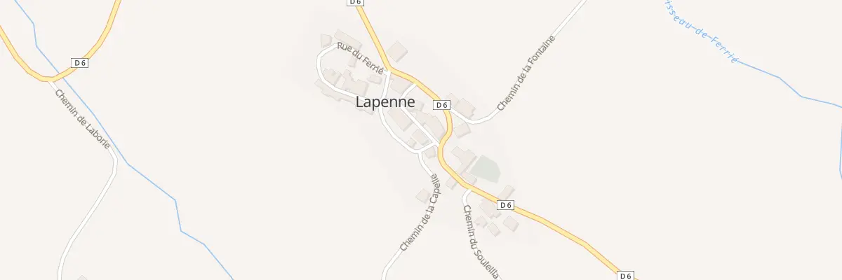 Plan du 5001 Village de Lapenne à Lapenne