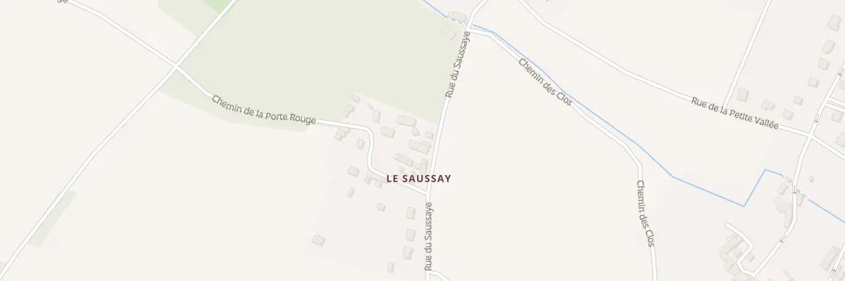 Plan du 3 Rue du Saussaye à Fontenay-Saint-Père