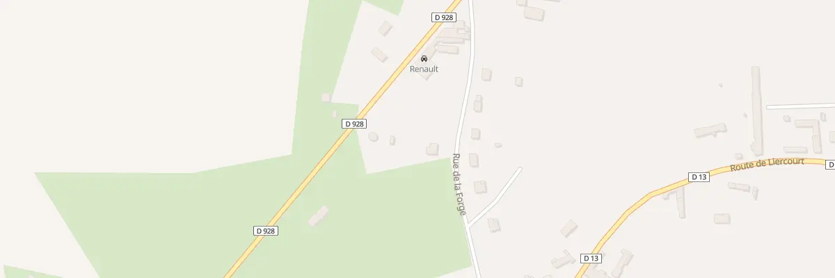 Plan du 9001 Devant La Forge à Huppy