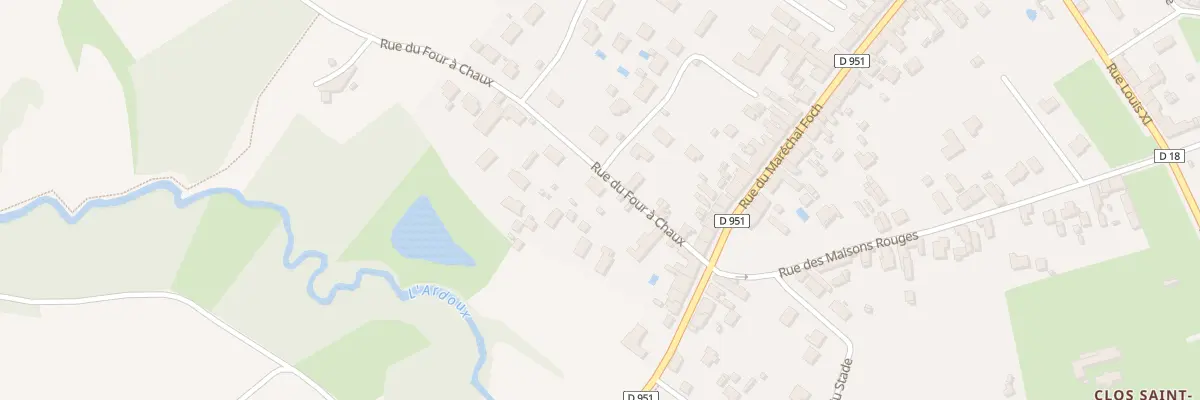 Plan du 5 Rue du Four à Chaux à Cléry-Saint-André