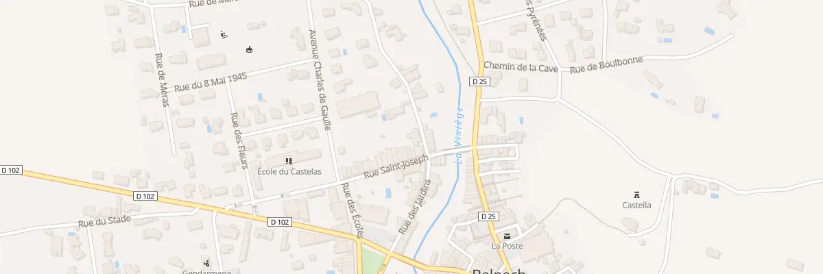 Plan du 1 Rue Malbrouguet à Belpech