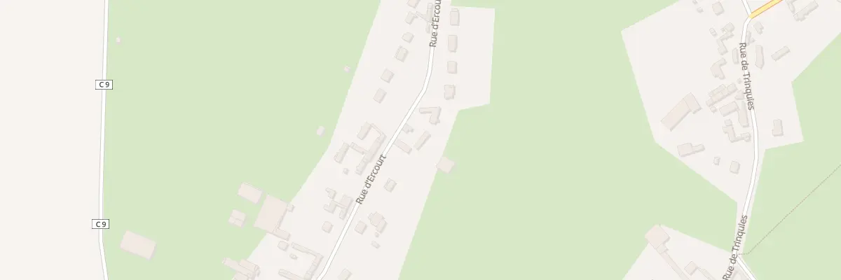 Plan du 23 Rue d’Ercourt à Béhen