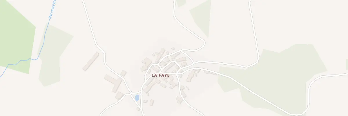 Plan du 7 La Faye à Bussière-Dunoise