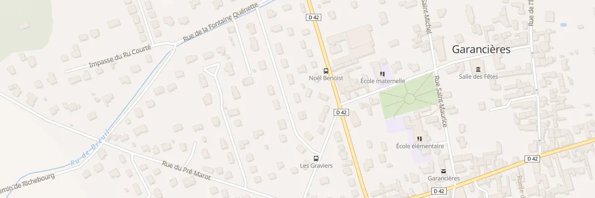 Plan du 6 Rue des Graviers à Garancières