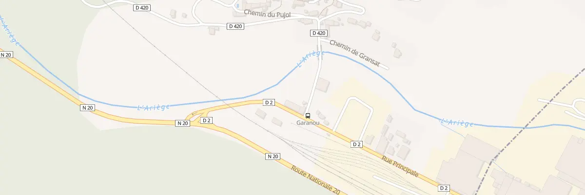 Plan du 14 Av de la Gare à Garanou