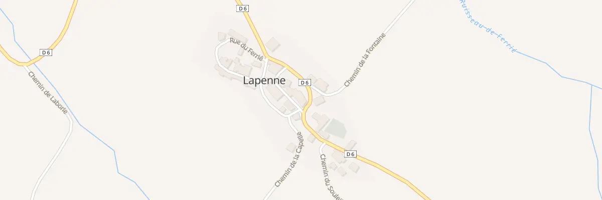 Plan du 7 Rue du Presbytère à Lapenne