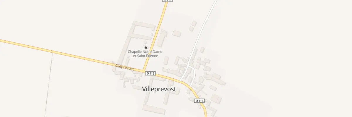 Plan du 11 Villeprevost à Tillay-le-Péneux