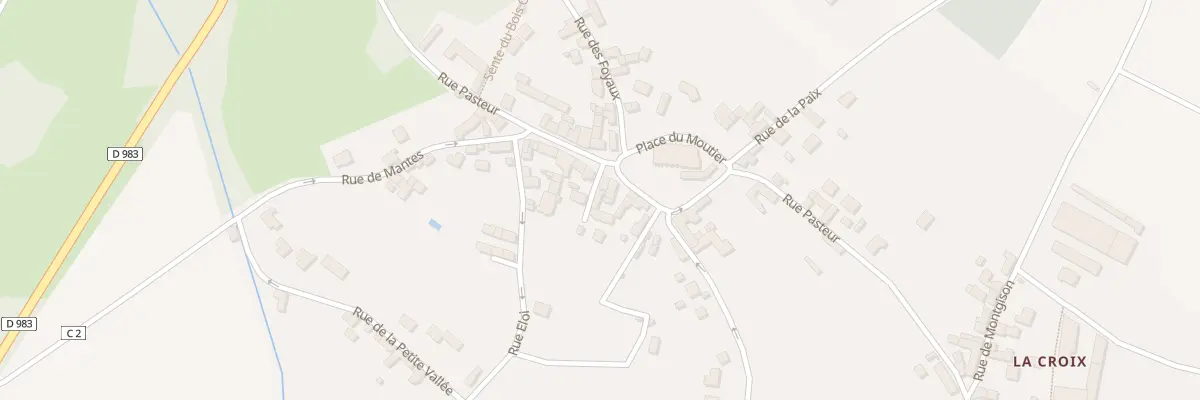 Plan du 3 La Grand Cour à Fontenay-Saint-Père