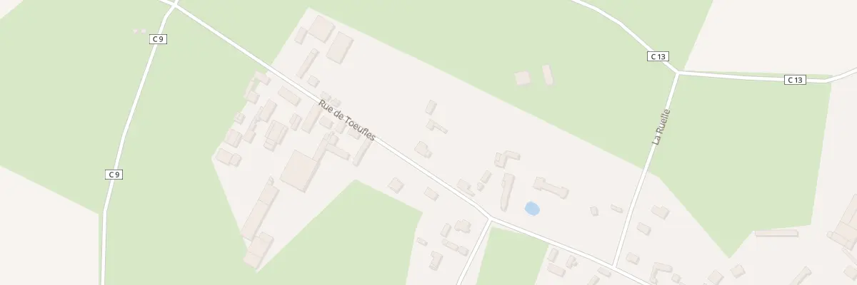 Plan du 6 Rue de Toeufles à Béhen