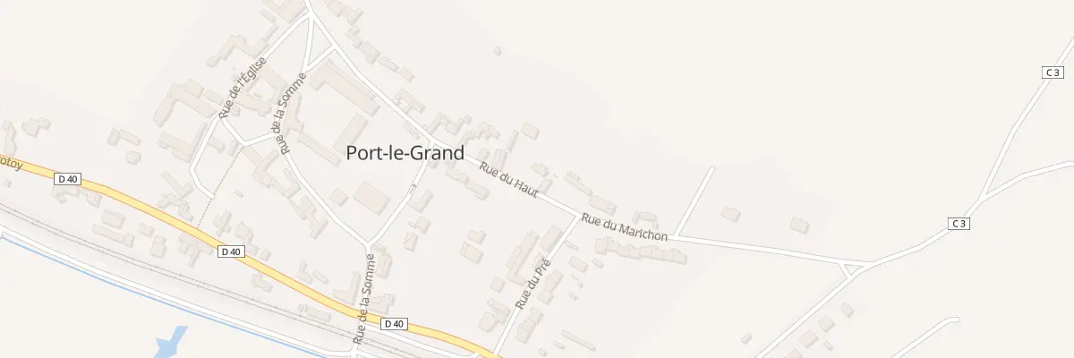 Plan du 5 Gr Grande Rue à Port-le-Grand