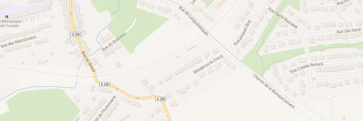 Plan du 107 Rue du Crocq à Samer