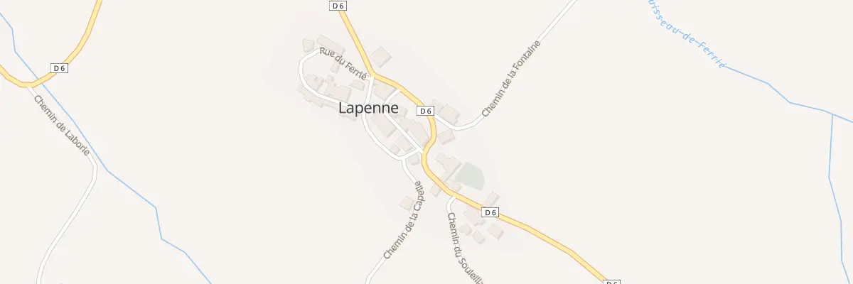 Plan du 15 Rte de Mirepoix à Lapenne