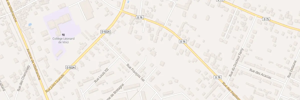 Plan du 17D Rue Francois 1er à Romorantin-Lanthenay
