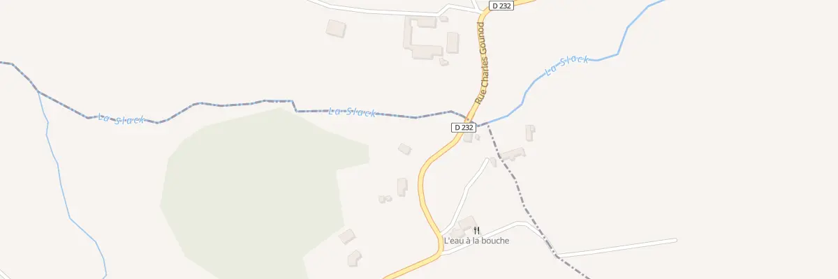 Plan du 1985 Rue de Sainte Godeleine à Wierre-Effroy