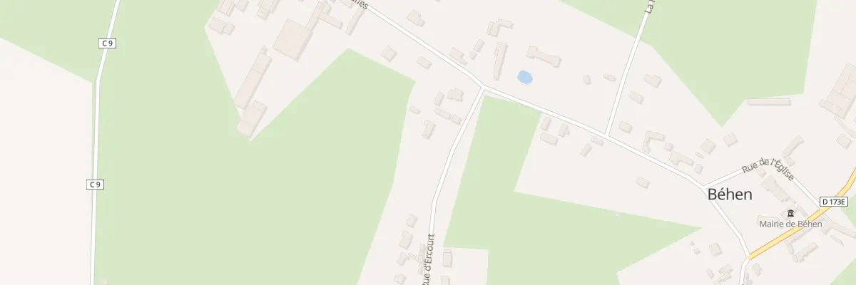 Plan du 4 Rue d’Ercourt à Béhen
