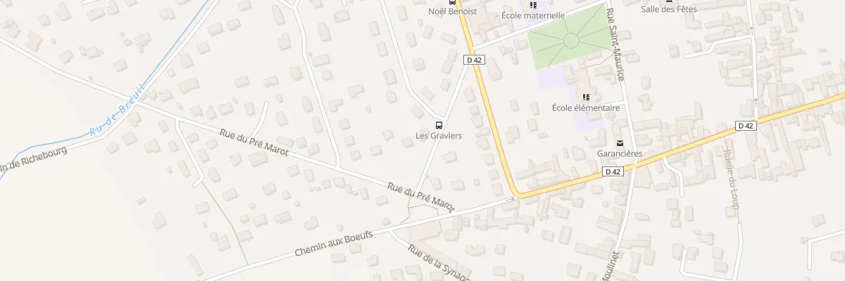 Plan du 1 Rue des Graviers à Garancières