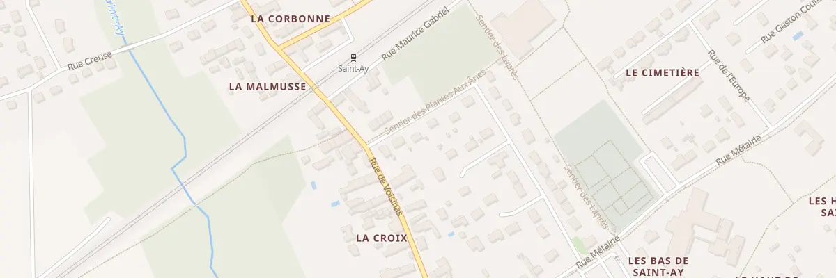 Plan du 2 Rue des Cerisiers à Saint-Ay