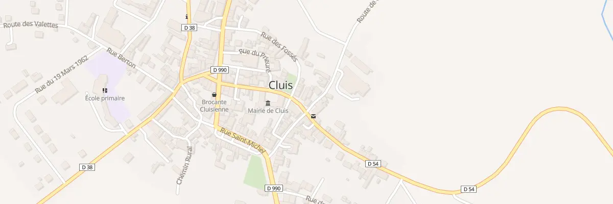 Plan du 17 Rue du Château à Cluis