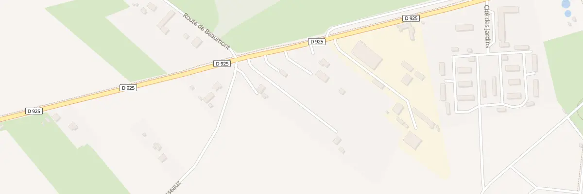 Plan du 14 Rte du Rgt Normandie Niemen à Déols