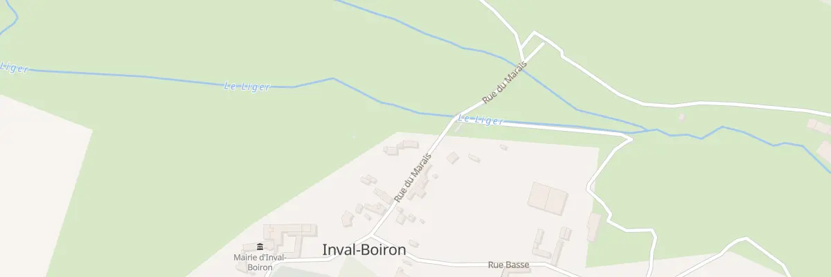Plan du 25 Rue du Marais à Inval-Boiron