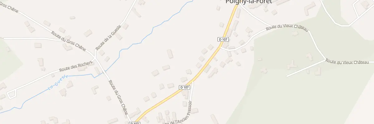Plan du 16 Rte d’Epernon à Poigny-la-Forêt