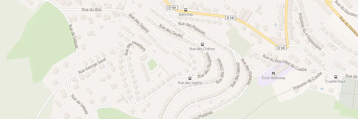 Plan du 52 Rue des Sapins à Tulle