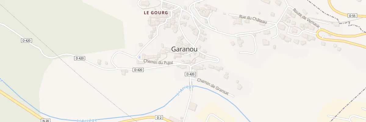 Plan du 39 Le Roucatel à Garanou