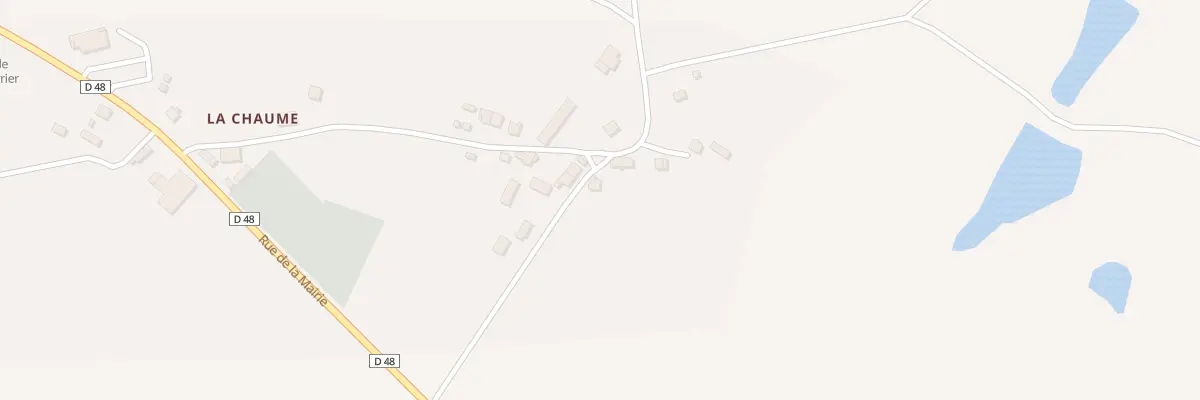 Plan du 8 La Chaume à Montchevrier