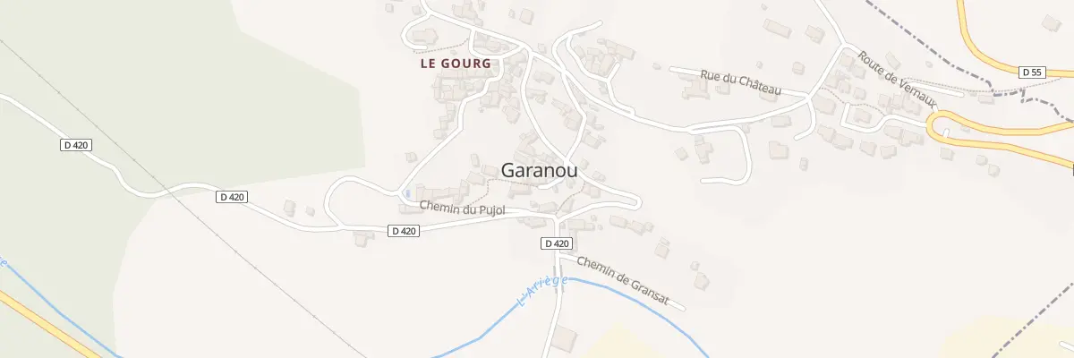 Plan du 44A Che du Sarrat à Garanou