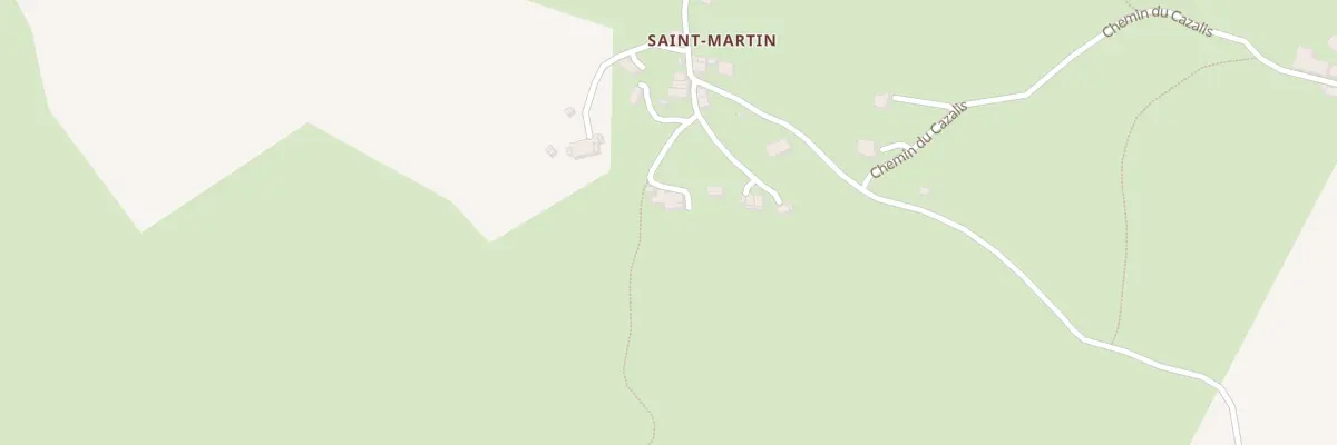 Plan du 92 Saint Martin à Roquefixade