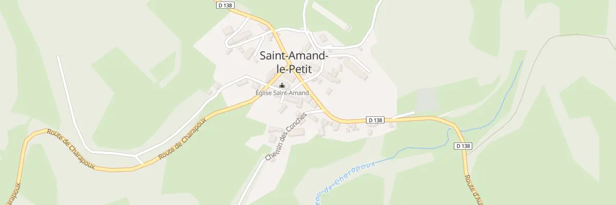 Plan du 5086C Le Bourg à Saint-Amand-le-Petit