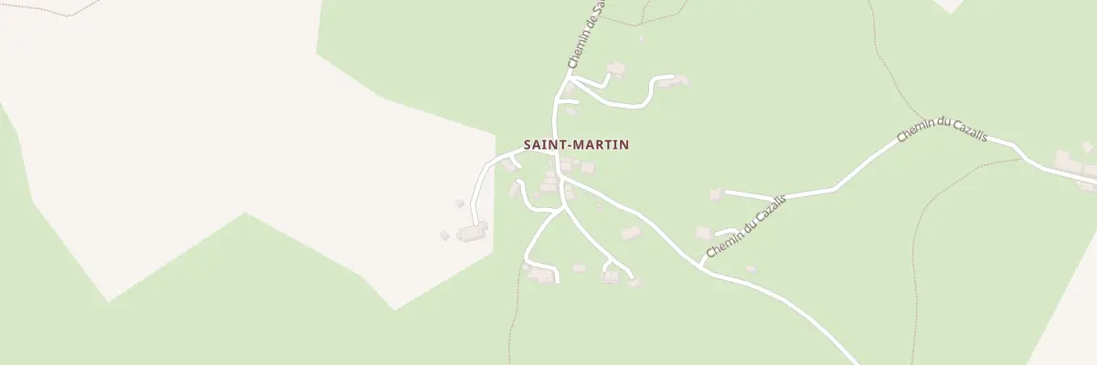 Plan du 108 Saint Martin à Roquefixade