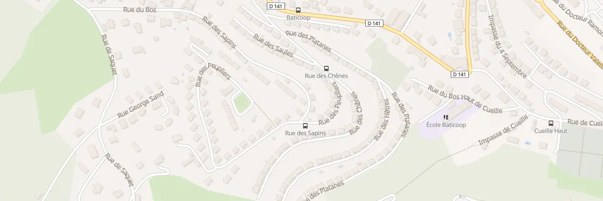 Plan du 50 Rue des Sapins à Tulle