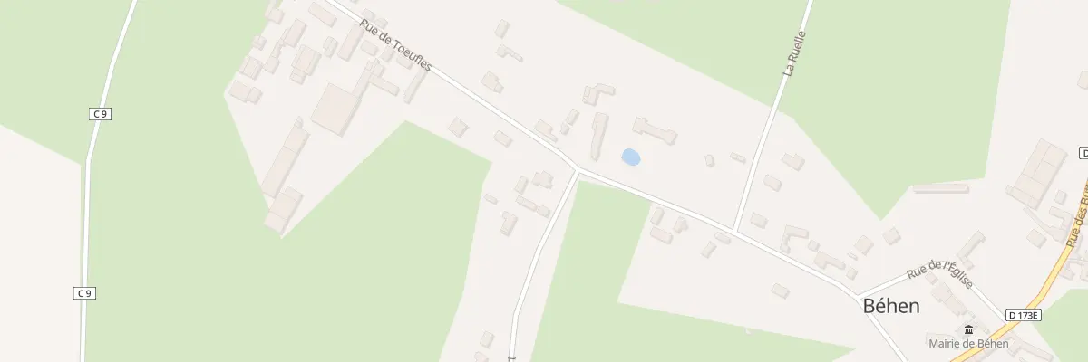 Plan du 2 Rue d’Ercourt à Béhen