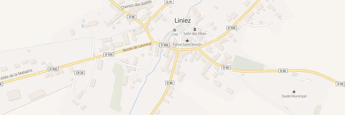 Plan du 4 Rte de Brion à Liniez