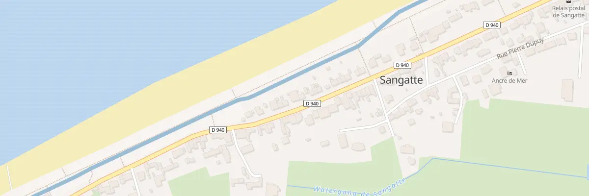 Plan du 1828 Route Départementale 940 à Sangatte