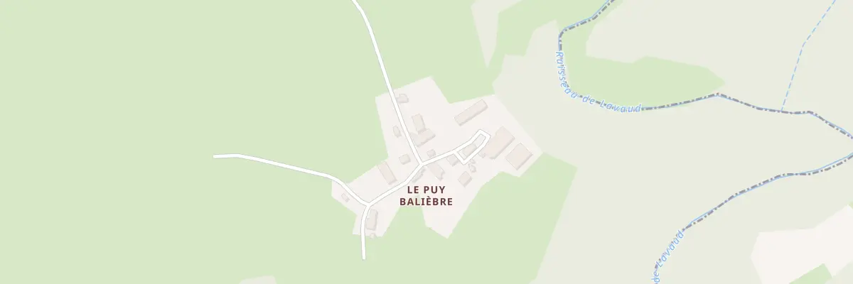 Plan du 9 Le Puy Balièbre à Nouzerolles