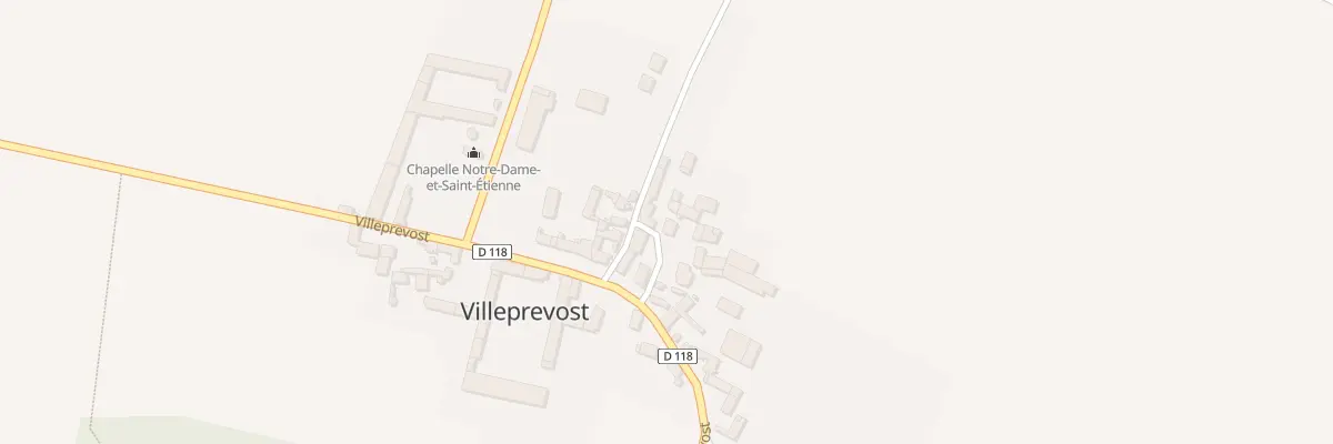 Plan du 19 Villeprevost à Tillay-le-Péneux