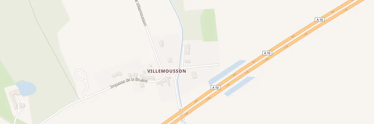 Plan du 2 Villemousson à Chaingy