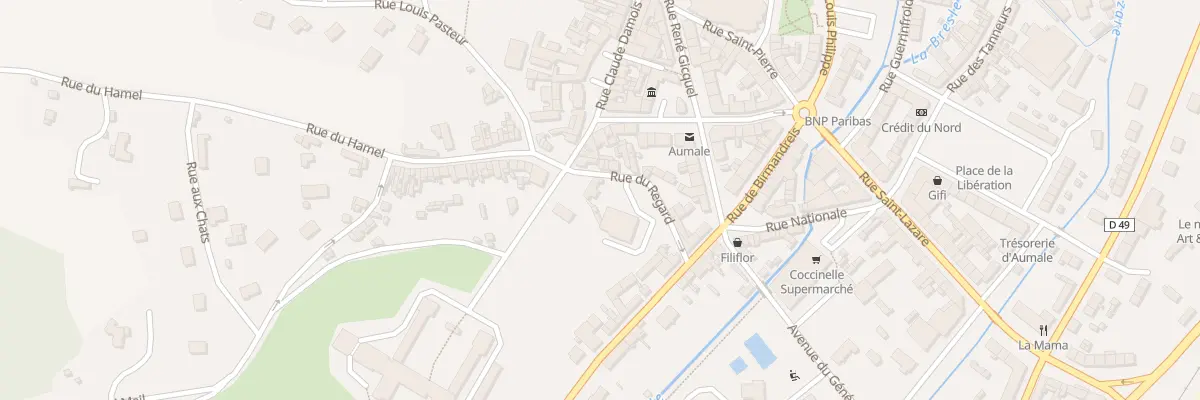 Plan du 2 Rue du Regard à Aumale