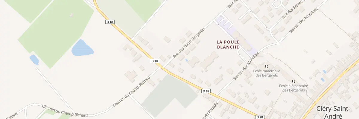Plan du 45 Rue des Hauts Bergerets à Cléry-Saint-André