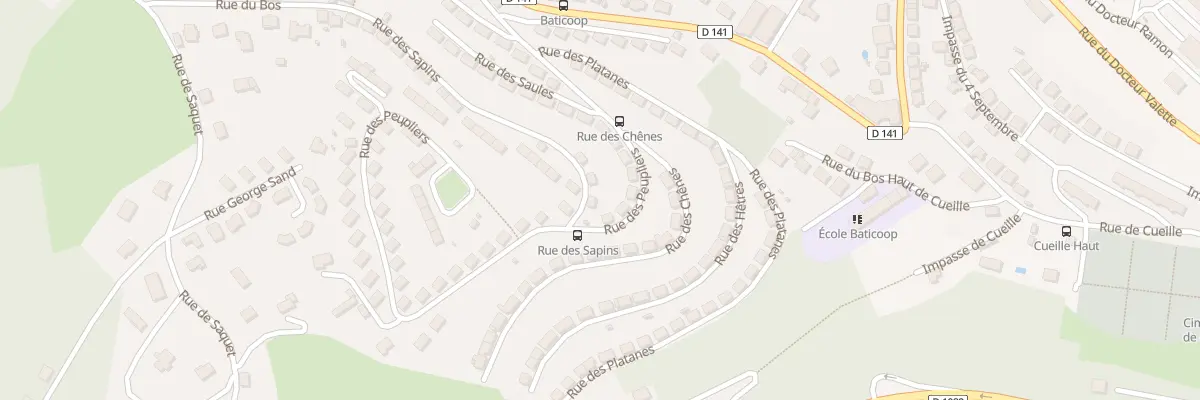 Plan du 81 Rue des Sapins à Tulle